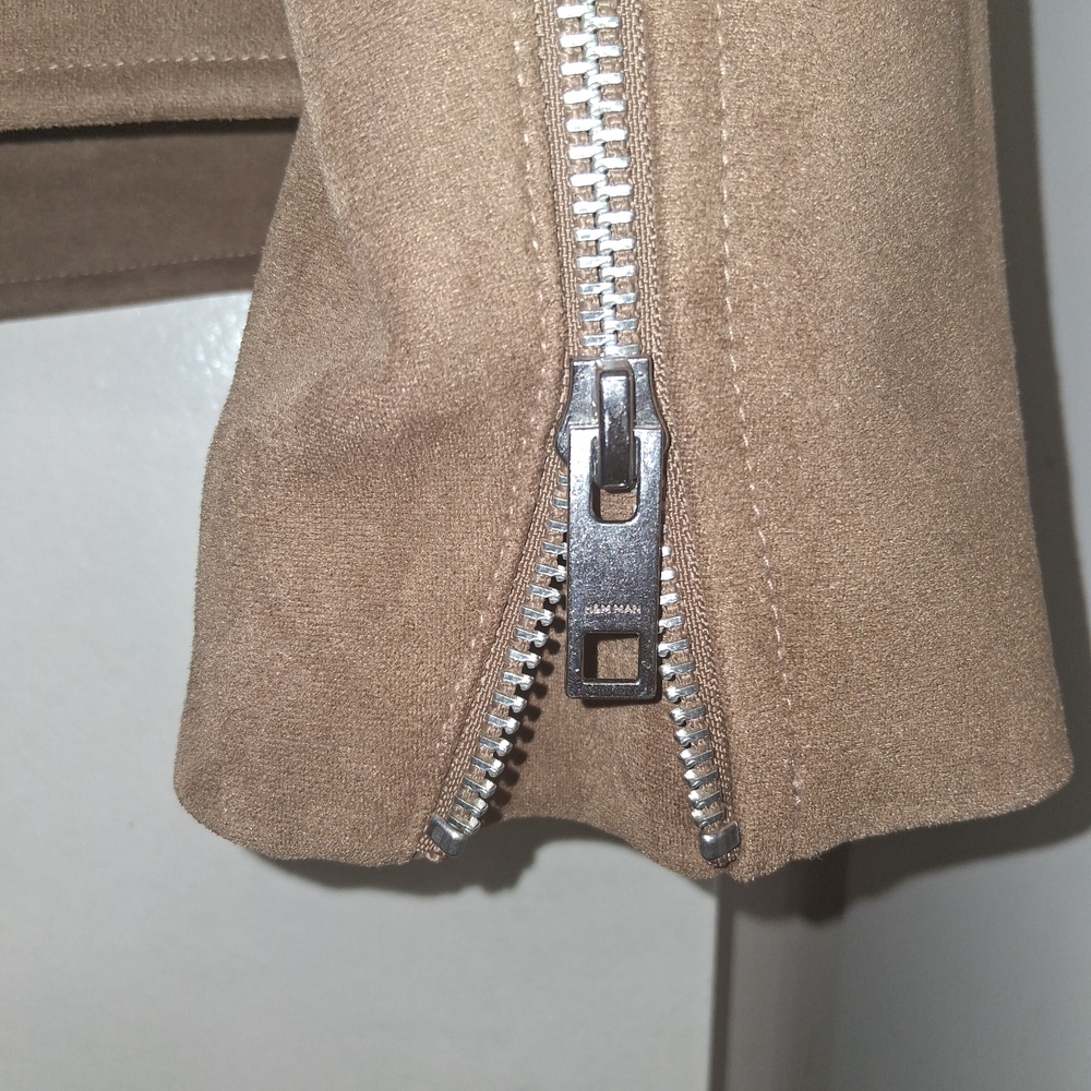 H&M Women's Brown Suede Jacket - Picture 5 of 8